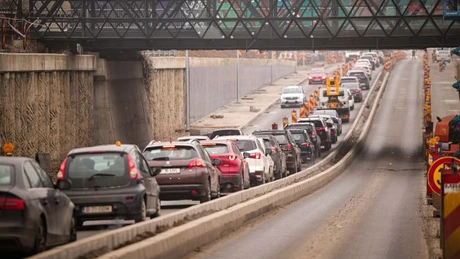 FOTO Drum la ieșirea din București, lărgit la patru benzi, va fi deschis integral pentru trafic anul acesta