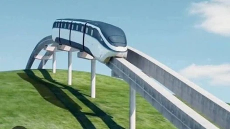 Primul oraș din România cu tren suspendat. Un ONG anunță că va face studiul de prefezabilitate