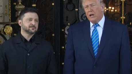 Trump l-a primit pe Zelenski la Mar-a-Lago pentru negocieri de pace. Primele declarații