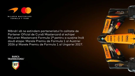 BT x McLaren Mastercard – parteneriat extins în 2026