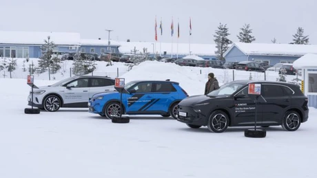 AUMOVIO a prezentat sistemele de frânare ale viitorului în mijlocul zăpezilor din nordul Europei