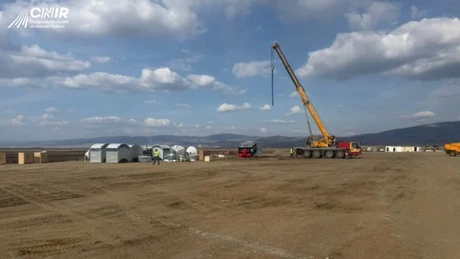 Autostrada Unirii A8: Danlin XXL a început lucrările pregătitoare la primul său lot de autostradă, Joseni - Ditrău