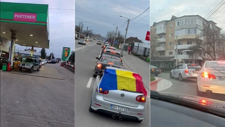 Au început protestele în benzinării în România ca urmare a majorării prețurilor la carburanți. În Bihor, șoferii au alimentat cu sume modice, s-au format cozi VIDEO