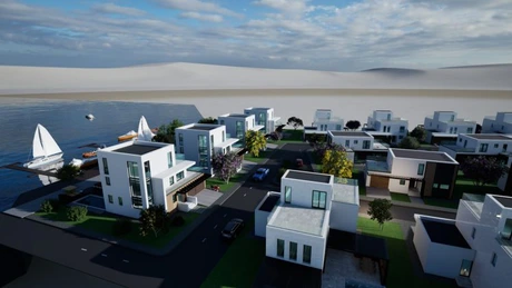 Ultima fiță în imobiliarele de lux: vile la Snagov unde poți parca mașina de colecție în living