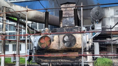 Ce se întâmplă acum la CET Vest, cea mai nouă centrală electrică din București, după incendiul masiv de acum o lună, și când va fi repusă în funcțiune FOTO