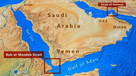Rebelii Houthi din Yemen susțin că nu blochează Strâmtoarea Bab-el-Mandeb de la Marea Roșie decât pentru navele saudite