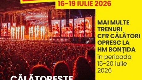 Cu trenul la Electric Castle. CFR Călători anunță opriri suplimentare la Bonțida
