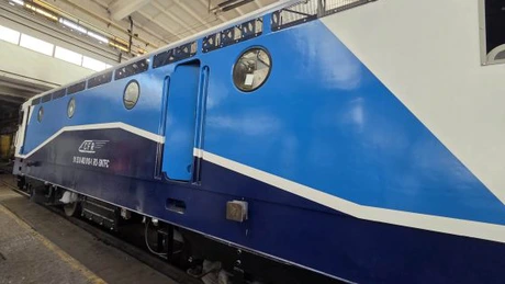 FOTO A 16-a locomotivă electrică modernizată la Brașov prin PNRR iese săptămâna viitoare în probe