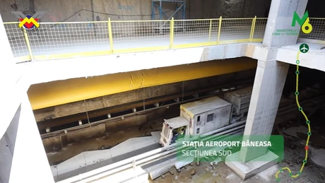 VIDEO Metroul de Otopeni. Lucrările la secțiunea sudică au ajuns luna trecută la 71%, iar la secțiunea nordică - la 35%
