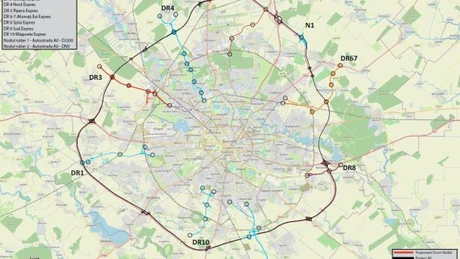 Nouă șosea în București: Drumul Radial DR1 - Vest Expres, aprobat de Ministerul Transporturilor