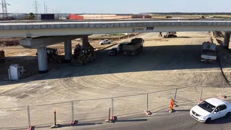 VIDEO Autostrada Bucureștiului A0: Cum mai evoluează lucrările la lotul chinezilor