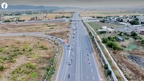 VIDEO Autostrada Moldovei A7: Nodul Rutier Bacău Nord a fost deschis