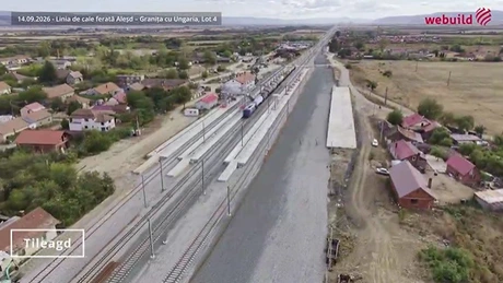 VIDEO Calea ferată Cluj - Oradea: Obiectivul din PNRR, îndeplinit pe lotul de la frontiera cu Ungaria - WeBuild