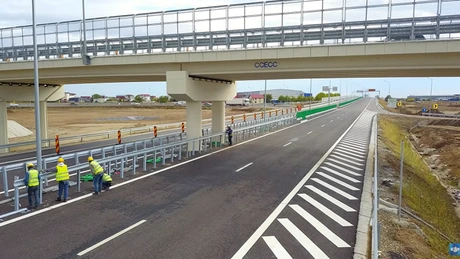 VIDEO Autostrada Bucureștiului A0: Luni vor fi deschise circulației loturile 3 și 4 Nord - secretar de stat
