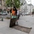 FOTO Primăria Capitalei repară trotuarele bulevardului Regina Elisabeta, printre cele mai circulate din București