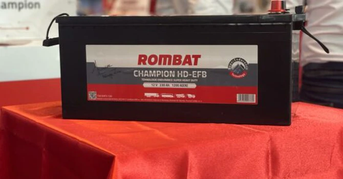 Rombat va lansa din august bateria Heavy Duty Champion HD-EFB, cu o durată de viață de trei ori mai mare decât cea a bateriilor clasice