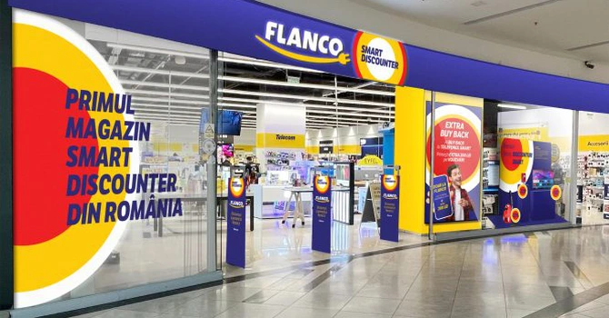 Două noi magazine Flanco Smart Discounter. Retailerul electroIT și-a pus noul brand pe un magazin în Vitantis din București și unul în Argeș Mall