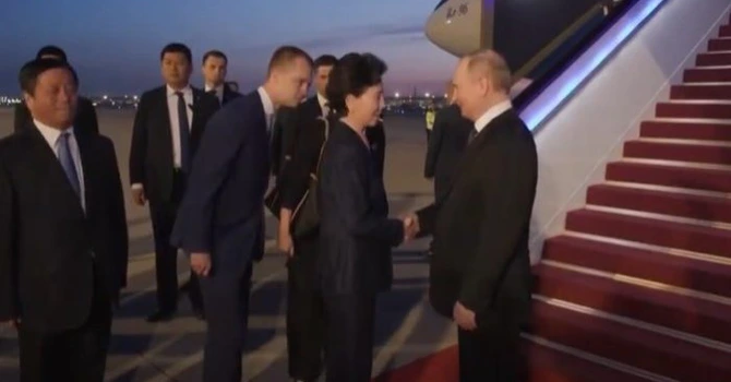 Putin a sosit în China pentru o vizită de două zile
