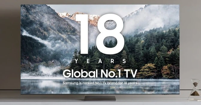 Samsung, lider pe piața globală a televizoarelor pentru al 18-lea an consecutiv