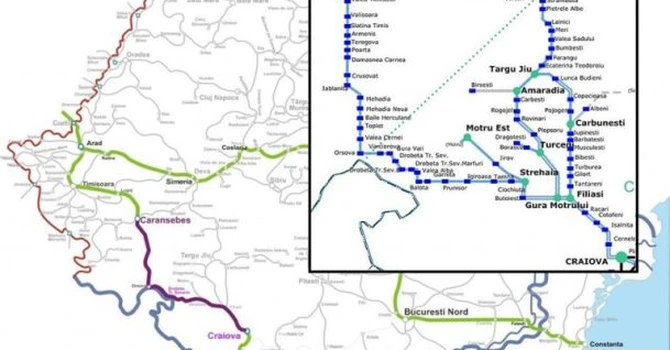 Calea ferată Craiova – Caransebeș: A fost semnat contractul cu Porr pentru lotul 5
