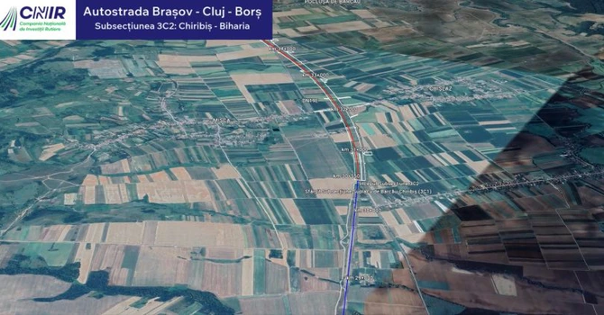 Autostrada A3 Transilvania: Azi a fost emis ordin de începere pentru lotul Chiribiș – Biharia. Când va fi gata