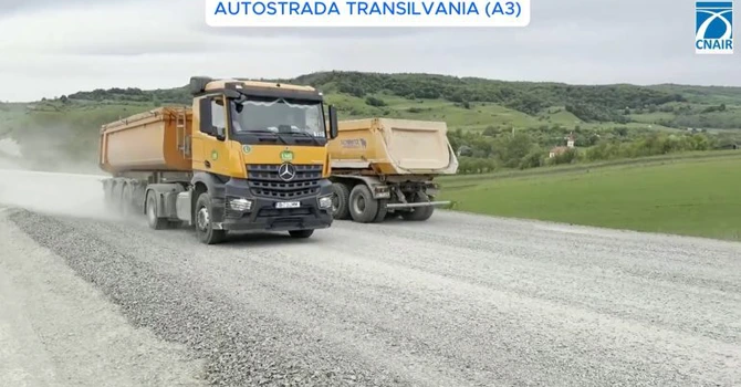 VIDEO Autostrada A3 Transilvania: UMB a mobilizat 280 de muncitori pe tronsonul Nădășelu – Zimbor