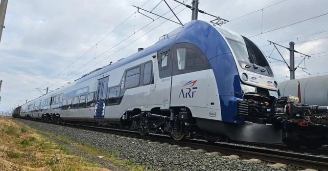 Primul tren polonez PESA a ajuns în România