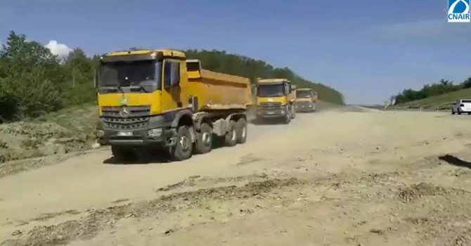 VIDEO Autostrada A3 Transilvania: Umbrărescu are 460 de muncitori mobilizați pe lotul Zimbor – Poarta Sălajului