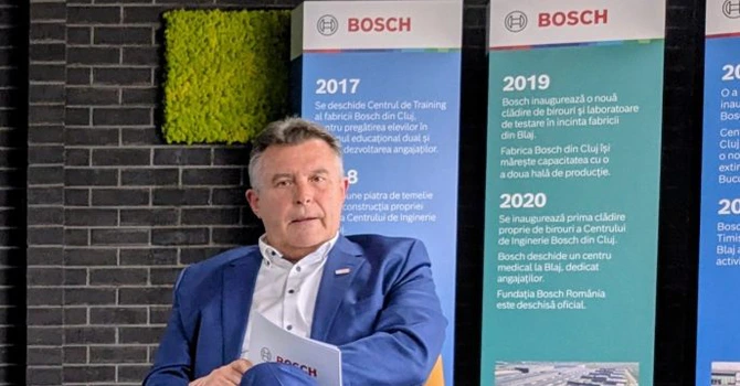 Bosch, vânzări consolidate de 529,5 mil. euro în România, în creștere cu 2,6%
