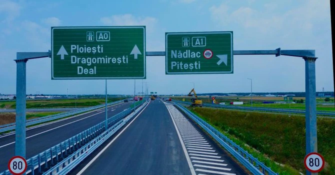 VIDEO Autostrada Bucureștiului A0: Lotul 3 Sud a fost dat în trafic. Se circulă pe 390 de kilometri neîntrerupți de autostradă de la Curtea de Argeș la Constanța