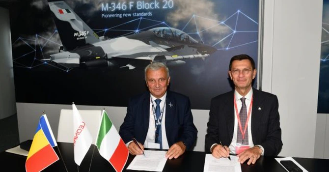 Compania italiană Leonardo și Avioane Craiova au semnat un acord de cooperare tehnologică și industrială