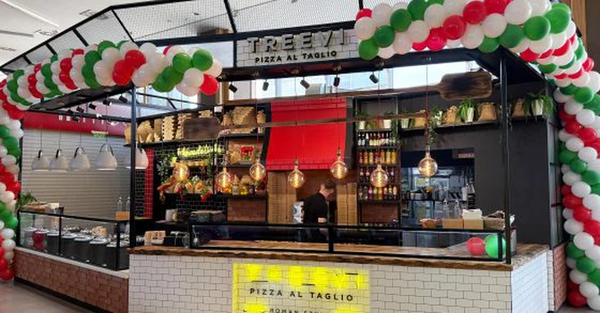 Lanțul Treevi Pizza Al Taglio deschide primul său restaurant din Timișoara, în Iulius Town Mall