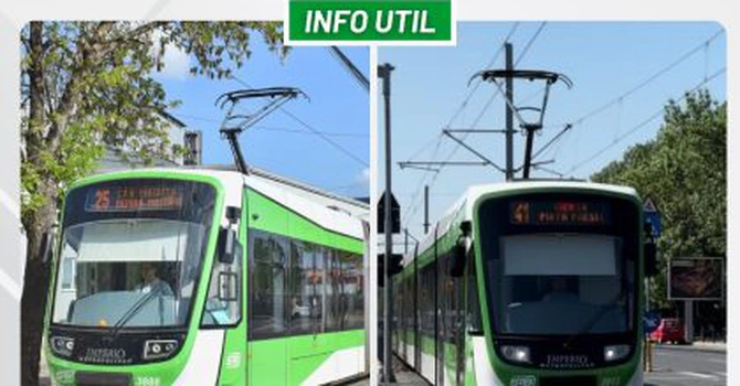 STB suspendă în acest weekend circulația tramvaielor 25 și 41. Ce alternative li se oferă bucureștenilor