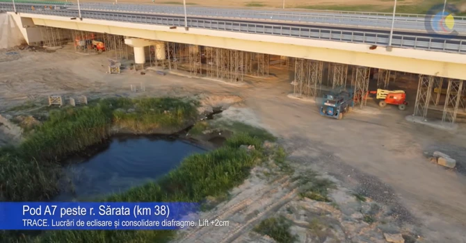 VIDEO Autostrada A7 Ploiești – Buzău: Lotul 2 ar putea fi dat în trafic până la finalul lunii viitoare
