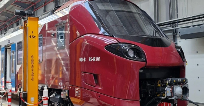 FOTO Alstom anunță că încă un tren Coradia Stream a ajuns în depoul Grivița