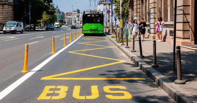 Noi benzi unice pentru autobuze în București. Care sunt acestea