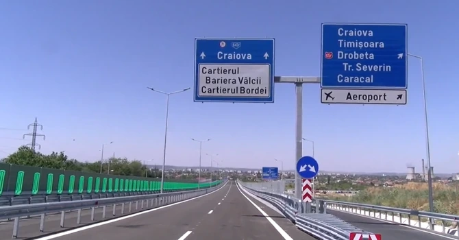 Drum Expres Craiova – Pitești: S-a deschis circulația pe pasajul care permite accesul din DEx12 în municipiul Craiova