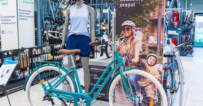 România este una dintre primele trei piețe pentru Decathlon la creșterea vânzărilor de biciclete