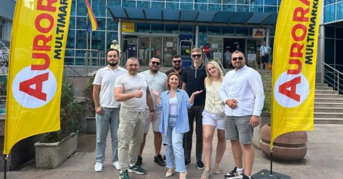 Aurora, lanțul ucrainean cu produse de la 1 leu, a deschis primele magazine din București