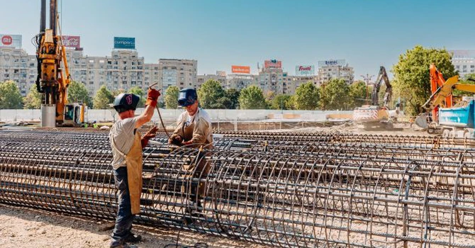 Planșeul Unirii: Stadiul celui mai mare șantier din centrul Capitalei și când vor fi terminate lucrările. Anunțul constructorului VIDEO