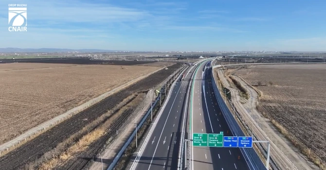 Autostrada Moldovei A7 se închide parțial începând de mâine pentru lucrări la km 61