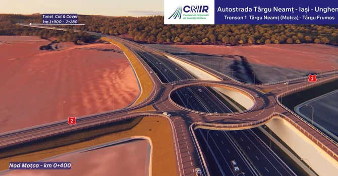 Autostrada A8 Tg Neamț – Iași – Ungheni: CNIR a anulat licitațiile pentru tronsoanele 4 și 5
