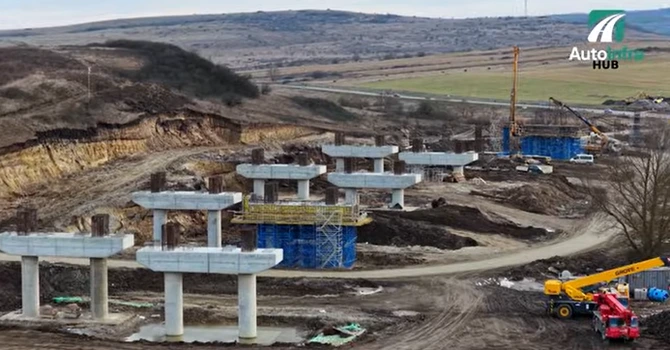 VIDEO Autostrada A3 Transilvania: Cum mai arată lucrările la cel mai lung viaduct, construit de turcii de la Ozaltin