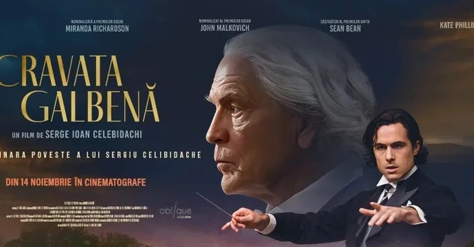 Filmul românesc „Cravata Galbenă”, despre viața dirijorului Sergiu Celibidache, va avea premiera în SUA pe 6 februarie