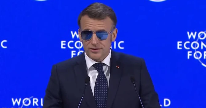 Emmanuel Macron, la Davos: Prefer respectul mai degrabă decât brutele și statul de drept mai degrabă decât brutalitatea