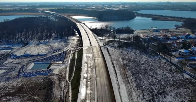 VIDEO Autostrada Bucureștiului A0: Cele două „mistere” de pe șantierul lui Umbrărescu elucidate în ultima filmare