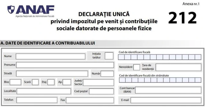 Asigurarea la sănătate a oamenilor fără venituri fiscalizate costă 2.430 de lei în 2026 şi e opţională. Vor plăti 608 lei la momentul asigurării. Model de completare a declaraţiei unice