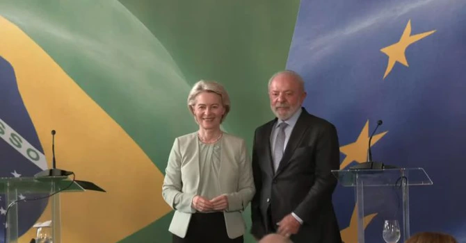 Președintele brazilian Lula și Ursula von der Leyan s-au întâlnit la Rio de Janeiro înainte de semnarea acordului UE-Mercosur. „Este o înțelegere foarte bună pentru lumea democratică și multilateralism”