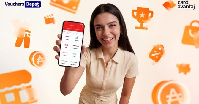 Cum îți transformi punctele de loialitate de pe Card Avantaj în carduri cadou digitale? Prin aplicația Avantaj posesorii cardului pot alege ”cadouri” de la 50 de branduri locale și 800 internaționale