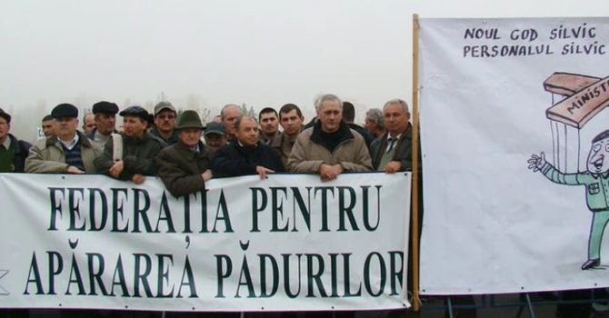 Proiectul privind reorganizarea Romsilva a fost retras de pe ordinea de zi a Comsiei de Dialog Social a Ministerului Mediului, anunță Ferația Silva